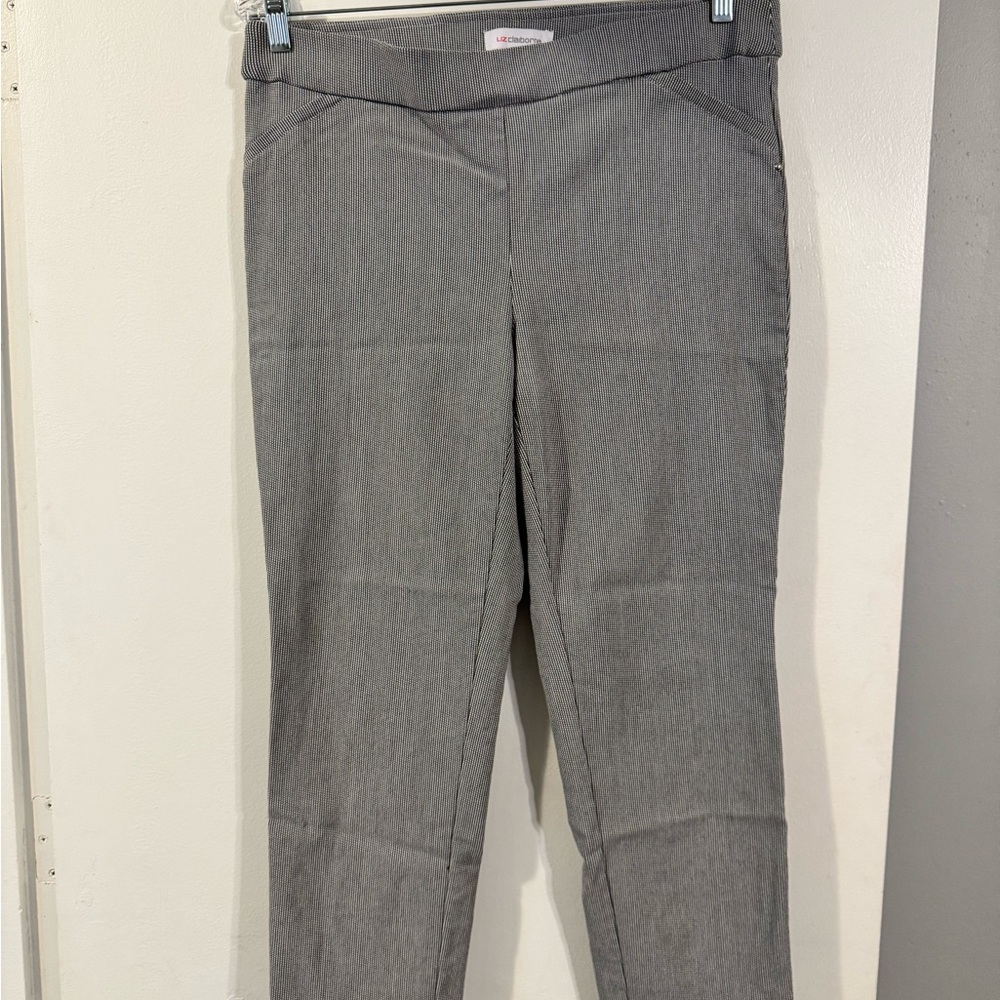 Liz Claiborne Gray Straight Leg Pants